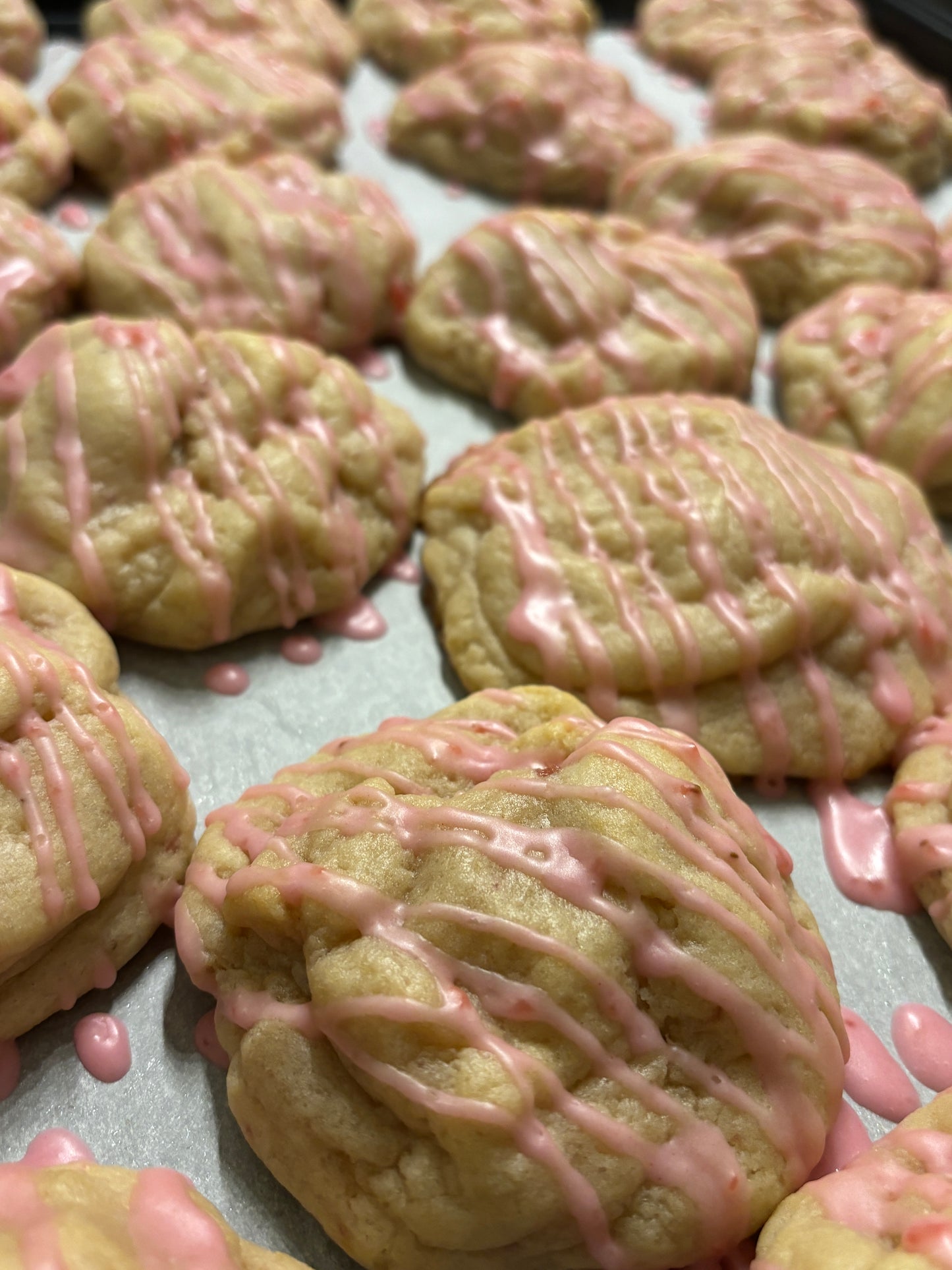 Strawberry Sugar B Cookies